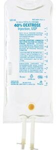 Dextrose / Water, Preservative Free 40% IV Solution 500 mL Fill in 1,000 mL