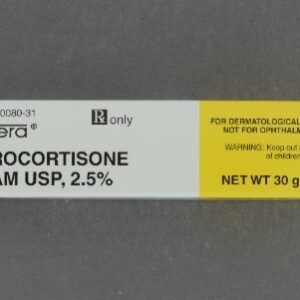 Hydrocortisone 2.5% Cream 30 Gram