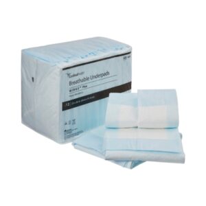 Disposable Underpad Wings Breathable Plus 23 X 36 Inch Fluff / Polymer Heavy Absorbency