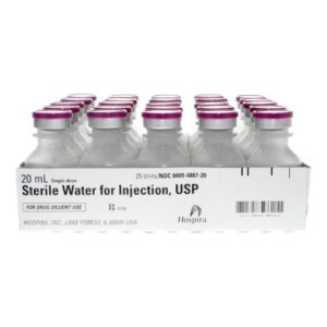 Sterile Water for Injection, Preservative Free Injection 20 mL