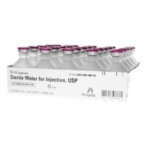 Sterile Water for Injection, Preservative Free Injection 50 mL