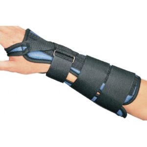Wrist Brace ProCare Aluminum / Foam / Tricot Left Hand Black Medium