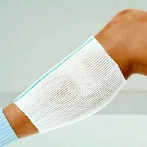 Elastic Net Retainer Dressing X-Span Tubular Polyester / Spandex 8 Yard Size 8 White / Gray Hip / Chest / Bust / Axilla NonSterile