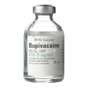 Bupivacaine HCl, Preservative Free 0.5%, 5 mg / mL Injection 30 mL