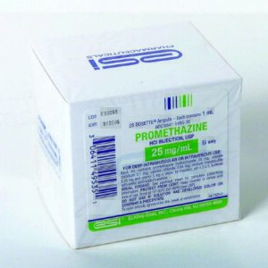 Promethazine HCl 25 mg / mL Injection 1 mL