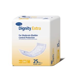 Incontinence Liner Dignity Extra 4 X 12 Inch Moderate Absorbency Polymer Core One Size Fits Most