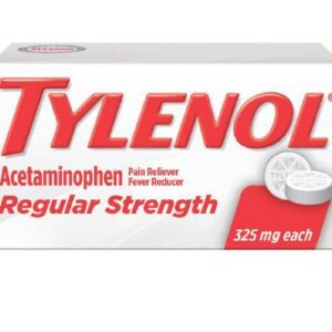 Pain Relief Tylenol 325 mg Strength Acetaminophen Tablet 100 per Bottle
