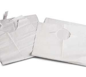 Bib Tie Closure Disposable Plastic / Polyethylene