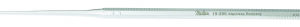 Ear Curette Miltex Buck 6-1/2 Inch Length Octagonal Handle Size 1 Tip Straight Blunt Loop Tip