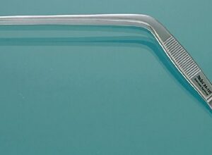 Nasal Forceps Miltex Wilde 6-1/2 Inch Length OR / Surgical Grade German Stainless Steel NonSterile NonLocking Thumb Handle Straight Serrated Tips