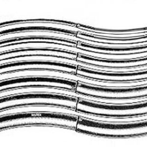 Uterine Dilator Set 3 – 4 mm to 17 – 18 mm Hegar 7-1/2 Inch Length Stainless Steel NonSterile