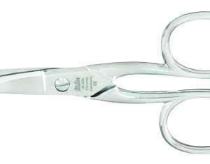 Nail Scissors Miltex 3-1/2 Inch Length OR / Surgical Grade Chrome Plated German Stainless Steel NonSterile Finger Ring Handle Curved Sharp Tip / Sharp Tip