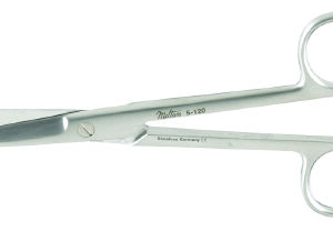 Dissecting Scissors Miltex Mayo 5-1/2 Inch Length OR / Surgical Grade German Stainless Steel NonSterile Finger Ring Handle Straight Sharp Tip / Sharp Tip