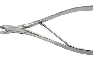 Splinter Forceps Vantage Virtus 6 Inch Length Floor / Office Grade Pakistani Stainless Steel NonSterile NonLocking Plier Handle Straight Pointed Tips with Groove