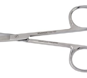 Stitch Scissors Vantage Spencer 3-1/2 Inch Length Floor / Office Grade Pakistani Stainless Steel NonSterile Finger Ring Handle Straight Blunt Tip / Blunt Tip