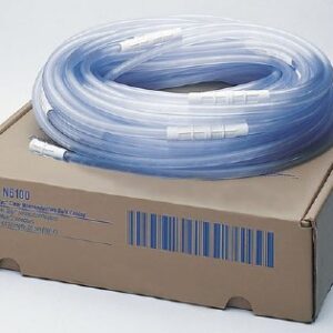 Suction Tubing Medi-Vac Clear 1/4 Inch I.D. 6 Foot Length Non-Conductive Plastic Sterile