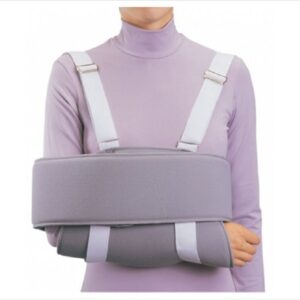 Sling and Swathe Shoulder Immobilizer PROCARE Deluxe One Size Fits Most Foam Buckle Closure Left or Right Arm