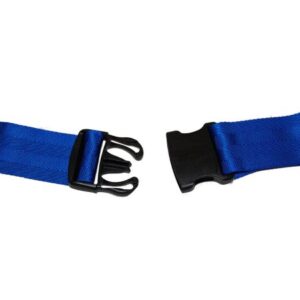 Wheelchair Safety Belt Skil-Care One Size Fits Most Quick Release Buckle (Side Release) Screws Attached to Wheelchair