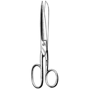 Bandage Scissors Sklar U.S. Army 8 Inch Length OR / Surgical Grade German Stainless Steel NonSterile Finger Ring Handle Straight Sharp Tip / Sharp Tip