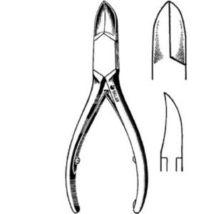 Nail Nipper Narrow Concave Jaw 6 Inch Length