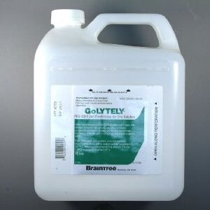 Golytely Polyethylene Glycol 3350 (PEG 3350) / Sodium Sulfate / Sodium Chloride / Sodium Bicarbonate / Potassium Chloride 236 – 22.74 Gram Solution 4,000 mL