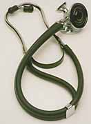 Tubing, Stethoscope Black, Two Joined Tubes For use with Harvey Stethoscope