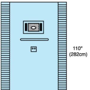EENT Drape Ophthalmic Drape 77 W X 110 L Inch Sterile