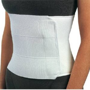 Abdominal Binder ProCare Premium One Size Fits Most Hook and Loop Closure 30 to 45 Inch Waist Circumference 9 Inch Height Adult