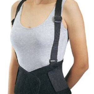 Occupational Back Support ProCare Industrial Small Hook and Loop Closure 24 to 30 Inch Waist Circumference 8 Inch Height Adult