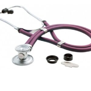 Sprague Stethoscope Adscope 641 Burgundy 2-Tube 22 Inch Tube Double Sided Chestpiece