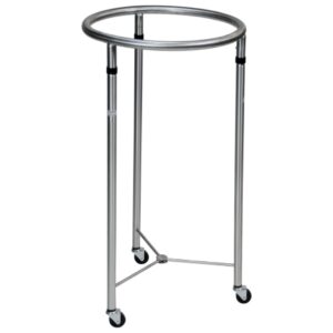 Hamper Stand Blickman Rolling Round Opening Open Top Without Lid