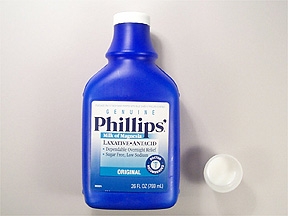 Laxative Phillips’ Milk of Magnesia Original Flavor Oral Suspension 26 oz. 400 mg / 5 mL Strength Magnesium Hydroxide