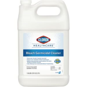 Surface Disinfectant Cleaner Refill Clorox Healthcare Bleach Germicidal Manual Pour Liquid 1 gal. Jug Fruity Floral Bleach Scent NonSterile