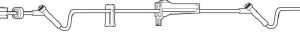 IV Pump Set Interlink Pump 2 Ports 10 Drops / mL Drip Rate Without Filter 89 Inch Tubing Solution