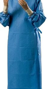 Non-Reinforced Surgical Gown with Towel Astound 2X-Large Blue Sterile AAMI Level 3 Disposable