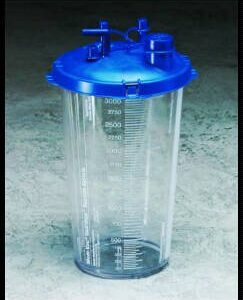 Rigid Suction Canister Medi-Vac Guardian 2000 mL Sealing Lid