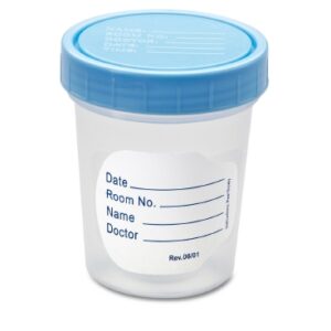 Specimen Container 120 mL (4 oz.) Screw Cap Patient Information OR Sterile