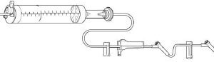 Burette IV Pump Set Interlink Gravity / Pump 3 Ports 60 Drops / mL Drip Rate Without Filter 105 Inch Tubing Solution