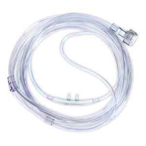 Nasal Cannula Softech Pediatric Straight Prong / Flared Tip 7 Foot O2 Line