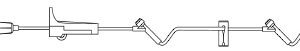 Primary IV Administration Set BBraun Gravity 2 Ports 15 Drops / mL Drip Rate Without Filter 97 Inch Tubing Solution Without Flow Regulator