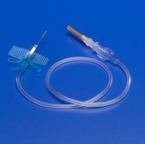 Monoject Blood Collection Set 23 Gauge 3/4 Inch Needle Length Safety Needle 12 Inch Tubing Sterile