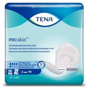Incontinence Liner TENA ProSkin Day Regular 24 Inch Length Moderate Absorbency Dry-Fast Core One Size Fits Most