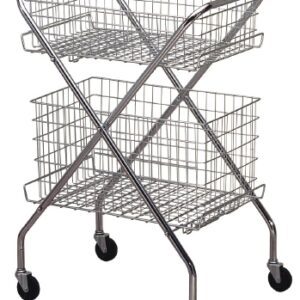 Cart Coated Wire Basket Multi-Purpose Cart