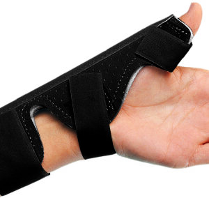 Thumb Splint ProCare One Size Fits Most Hook and Loop Closure Left or Right Hand Beige