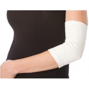 Elbow Support PROCARE Large Pull-On Sleeve Elbow 10 to 11-1/2 Inch Forearm Circumference White