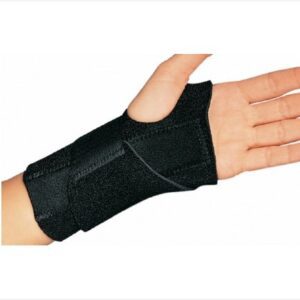 Wrist Brace ProCare Universal Wrist-O-Prene Neoprene Left Hand Black One Size Fits Most