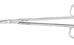Operating Scissors Miltex Kelly 6-1/4 Inch Length OR / Surgical Grade German Stainless Steel NonSterile Finger Ring Handle Curved Sharp Tip / Sharp Tip