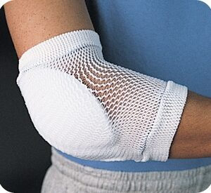 Heel / Elbow Protection Sleeve Cradles One Size Fits Most White
