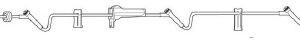 Primary IV Administration Set Continu-Flo Gravity 3 Ports 10 Drops / mL Drip Rate Without Filter 106 Inch Tubing Solution