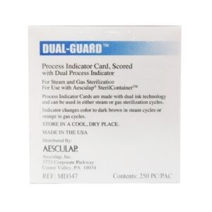 Aesculap Sterilization Process Indicator Card Steam / EO Gas